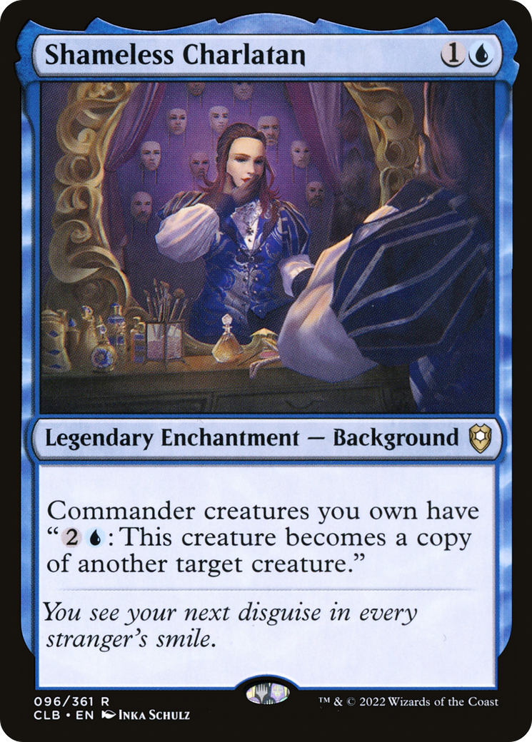 Shameless Charlatan - Foil [Commander Legends: Battle for Baldur's Gate]