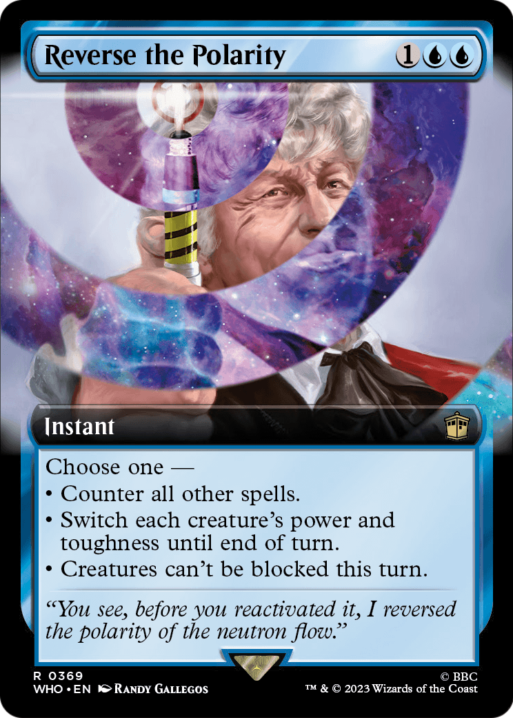 Reverse the Polarity (Extended Art) (WHO-369) [Doctor Who]