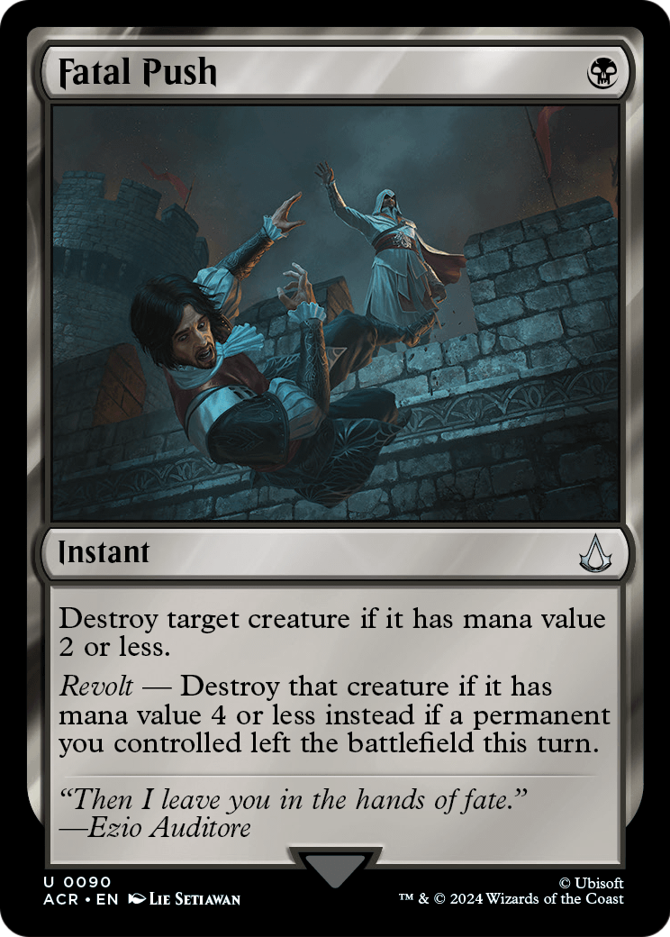 Fatal Push (ACR-090) [Assassin's Creed] Foil