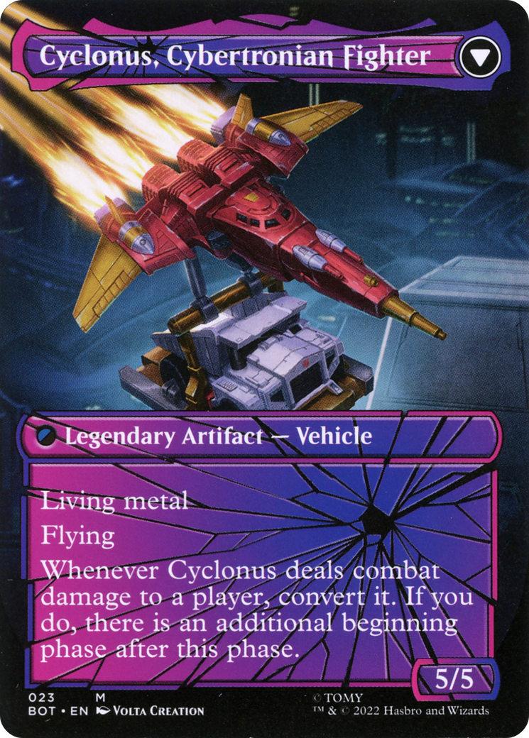 Cyclonus, the Saboteur (Shattered Glass) (BOT-023) (Borderless) [Transformers]
