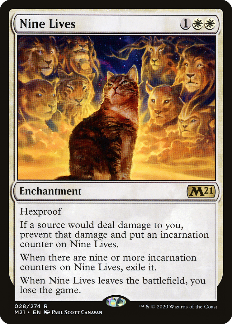 Nine Lives (M21-028) [Core Set 2021] Foil