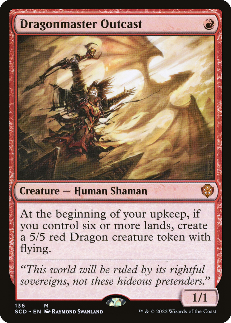 Dragonmaster Outcast (SCD-136) [Starter Commander Decks]
