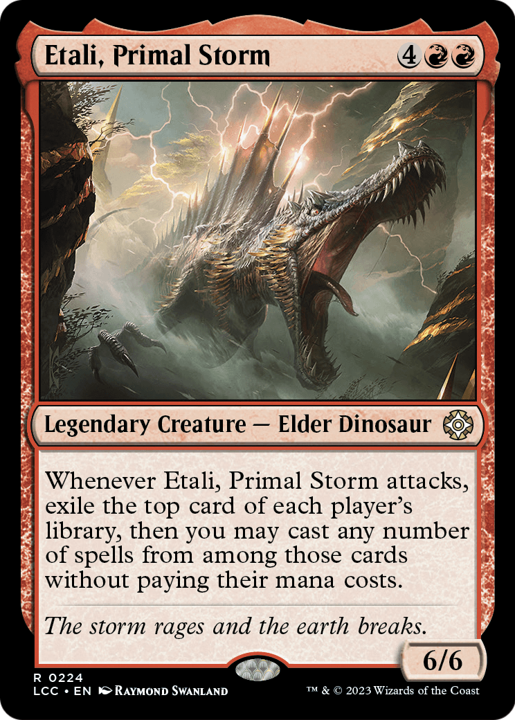 Etali, Primal Storm (LCC-224) [The Lost Caverns of Ixalan Commander]