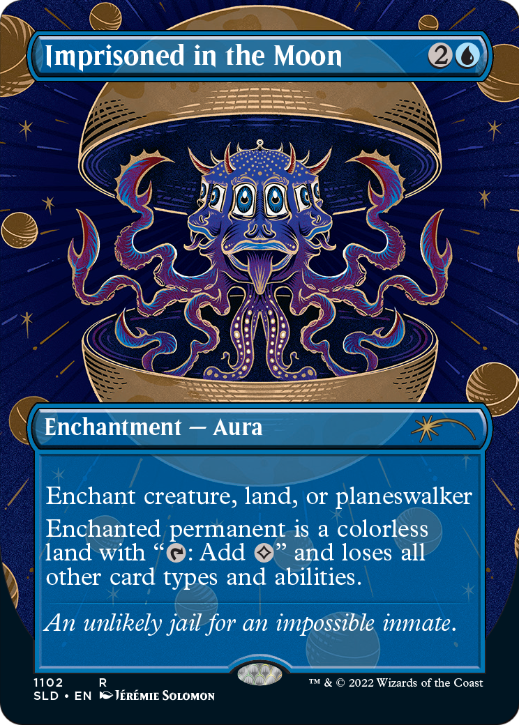 Imprisoned in the Moon (Borderless) (SLD-1102) [Secret Lair Drop]
