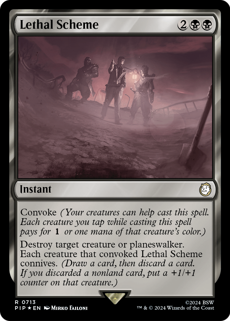 Lethal Scheme (Surge Foil) (PIP-713) [Fallout] Foil