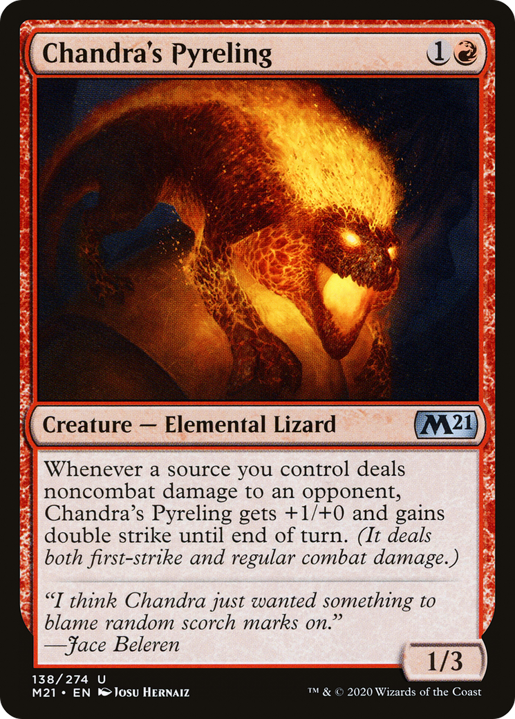 Chandra's Pyreling - Foil [Core Set 2021]