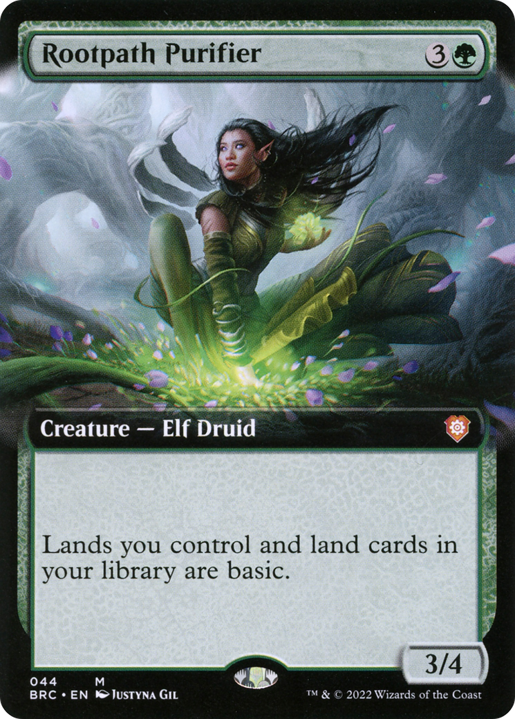 Rootpath Purifier (Extended Art) (BRC-044) [The Brothers' War Commander] Foil