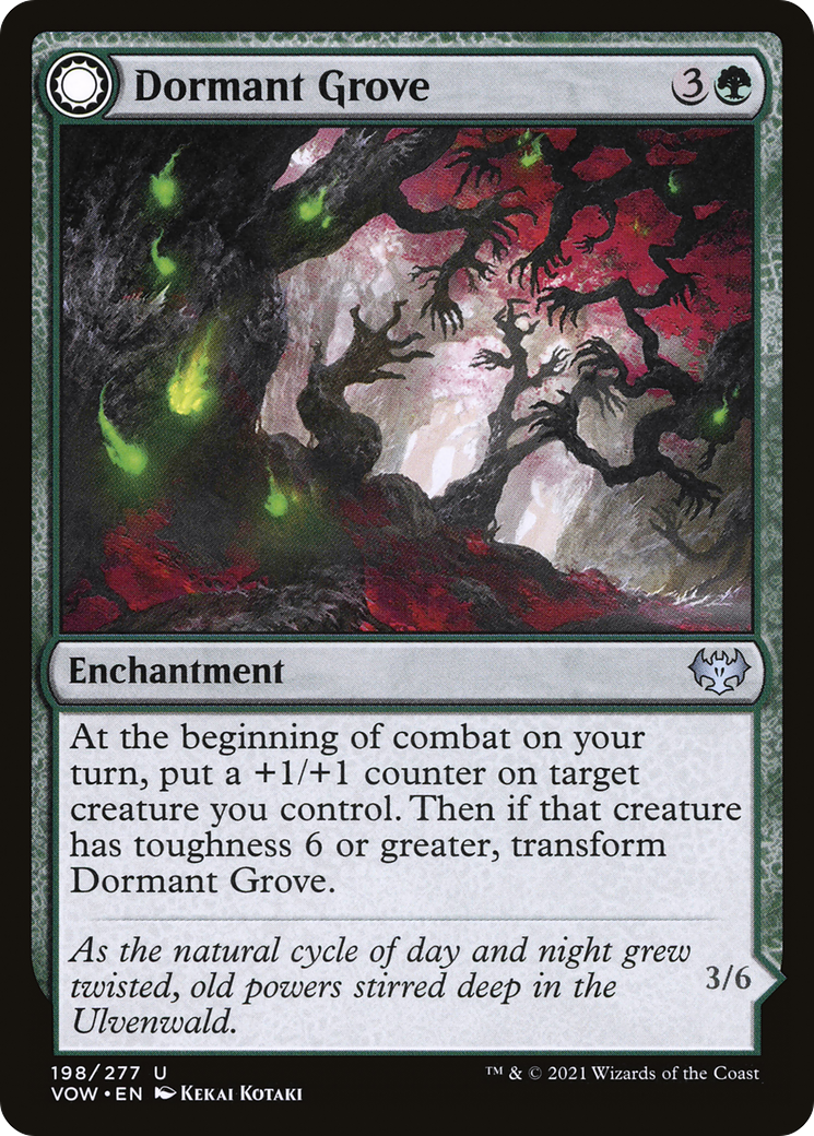 Dormant Grove (VOW-198) [Innistrad: Crimson Vow] Foil