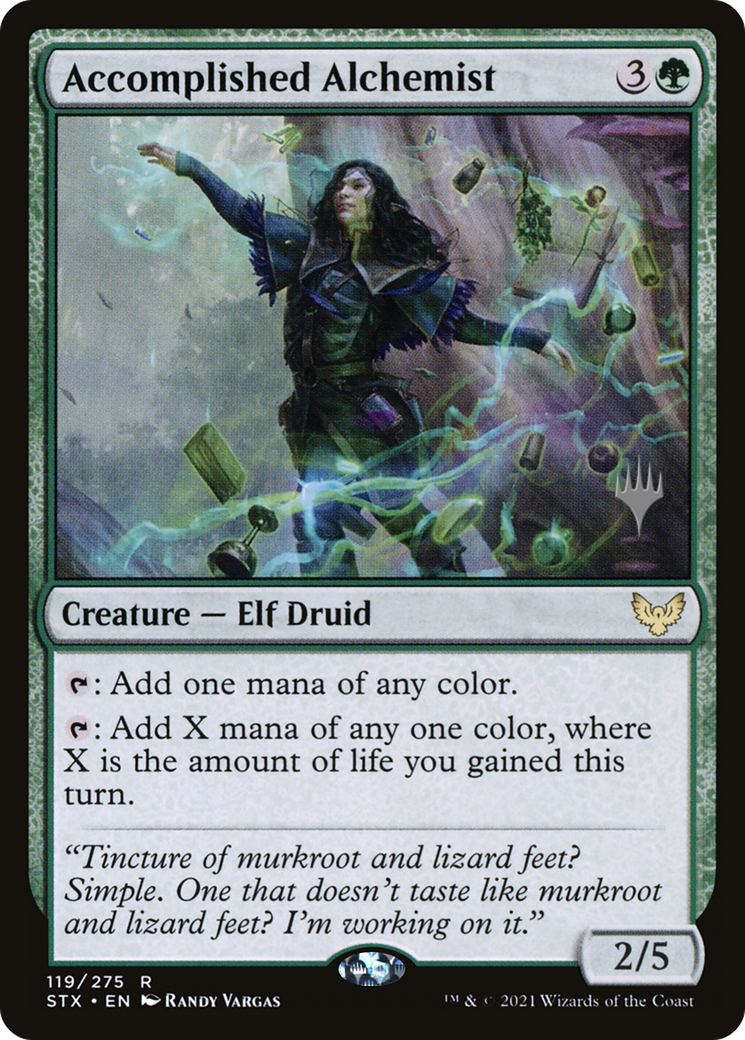 Accomplished Alchemist (PPSTX-119) [Promo Pack: Strixhaven: School of Mages Promos]