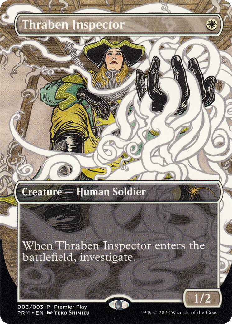 Thraben Inspector (PTP-003) (Borderless) [Regional Championship Qualifiers 2022] Foil