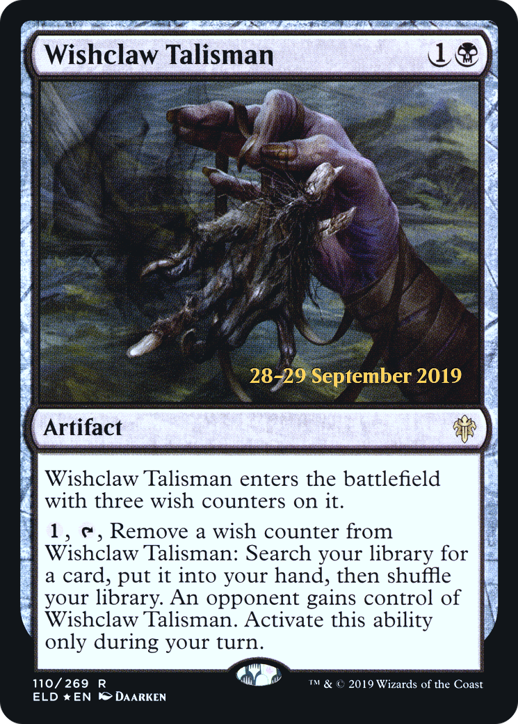 Wishclaw Talisman (PRE-110) [Throne of Eldraine Promos] Foil