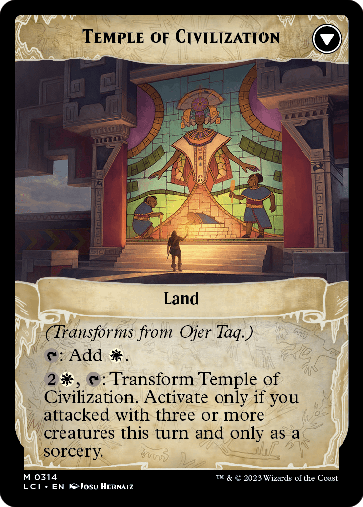 Ojer Taq, Deepest Foundation (Showcase) (LCI-314) [The Lost Caverns of Ixalan]