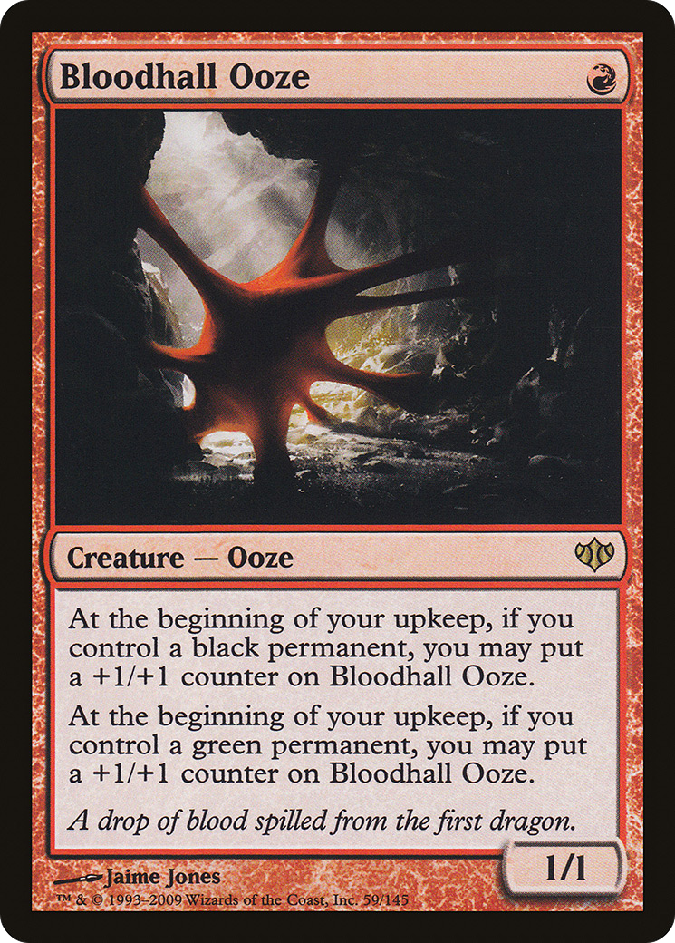 Bloodhall Ooze (CON-050) [Conflux] Foil