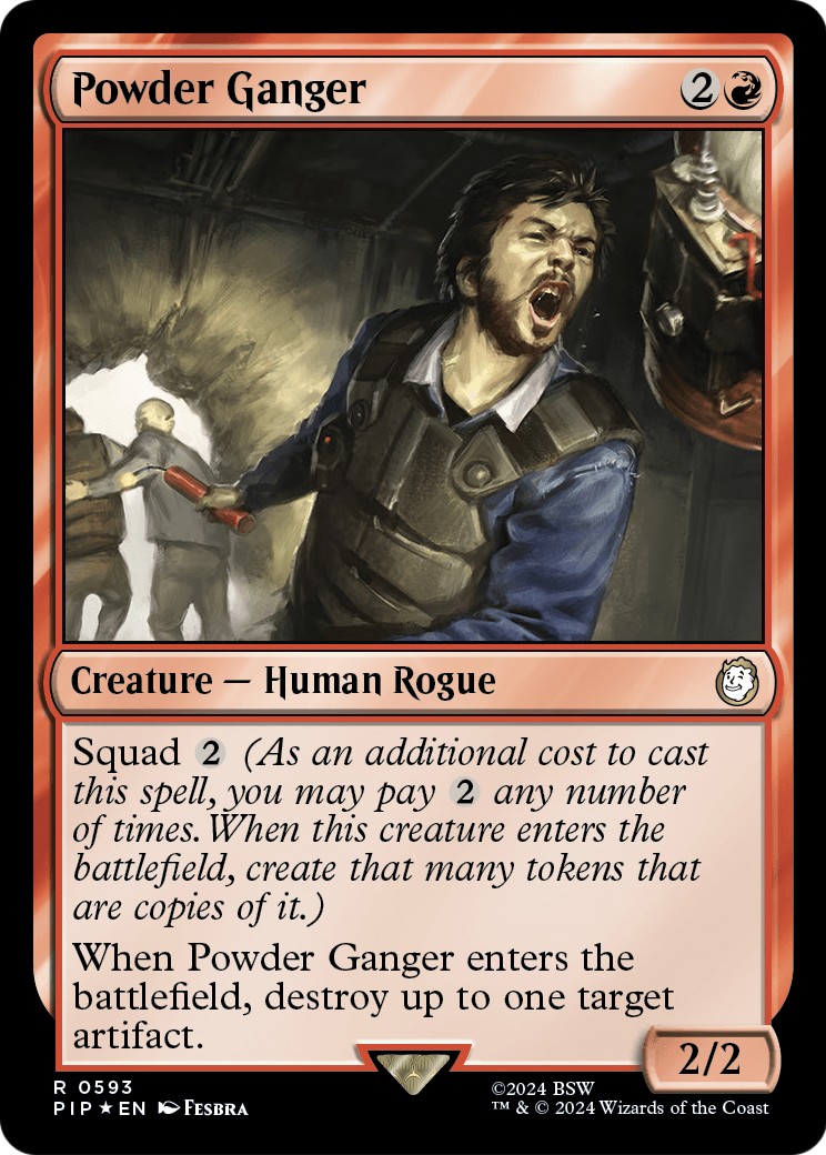 Powder Ganger (Surge Foil) (PIP-593) [Fallout] Foil