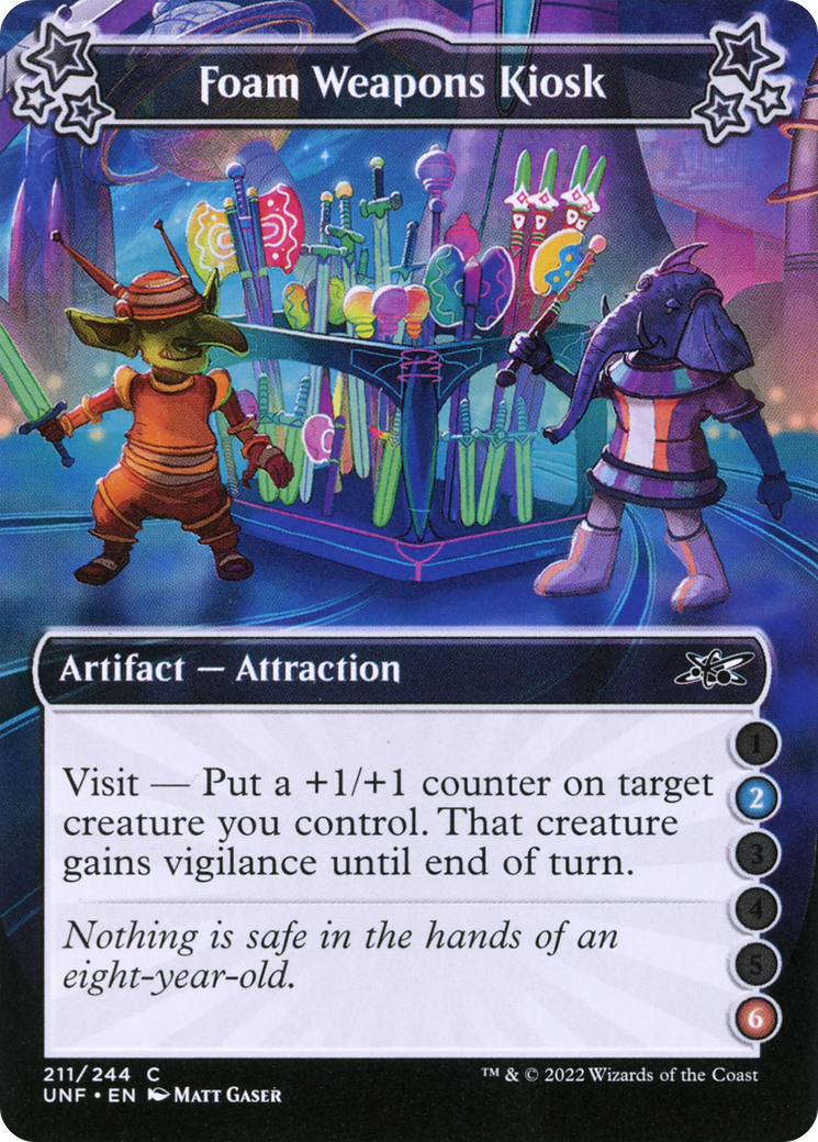 Foam Weapons Kiosk (2-6) (UNF-211) [Unfinity] Foil