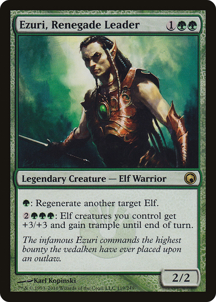 Ezuri, Renegade Leader (SOM-119) [Scars of Mirrodin]