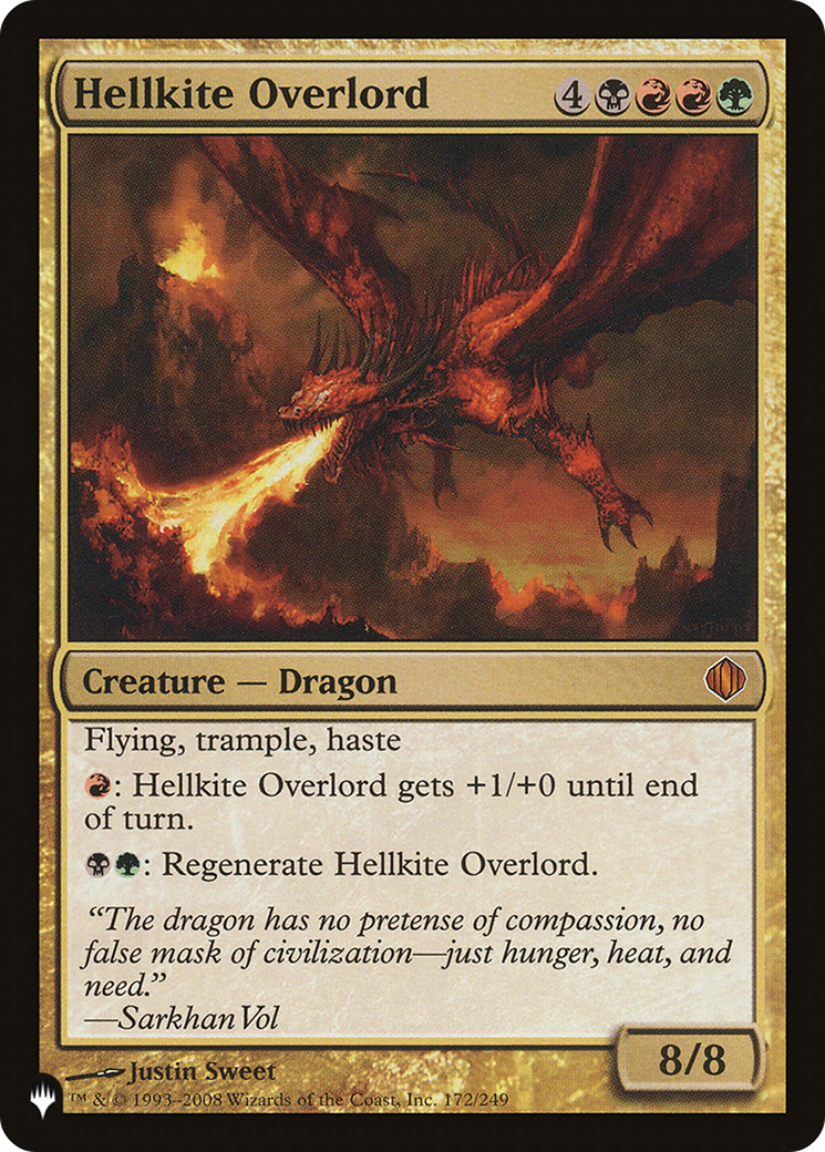 Hellkite Overlord (LIST-172/249) [The List]
