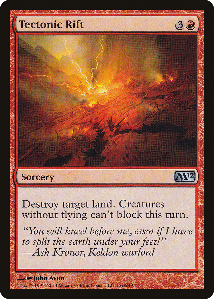 Tectonic Rift (M12-157) [Magic 2012]
