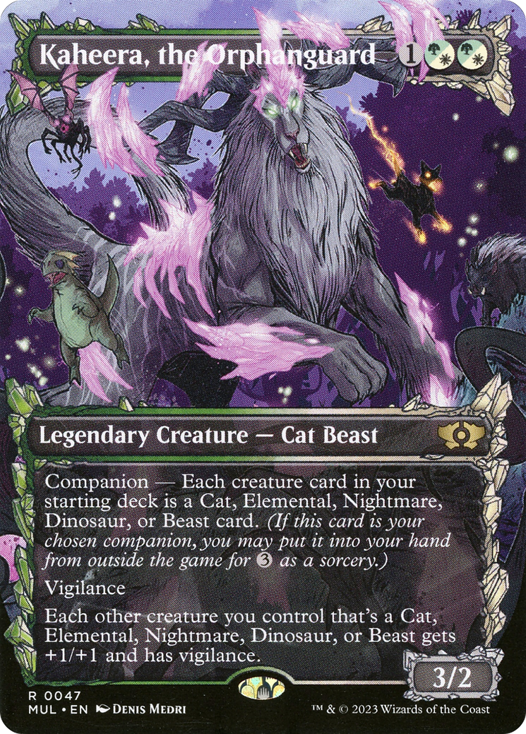 Kaheera, the Orphanguard (MUL-047) (Showcase) (Borderless) [Multiverse Legends]