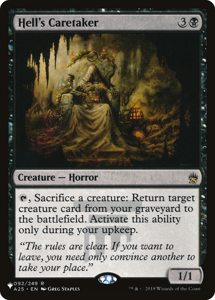 Hell's Caretaker (LIST-092/249) [The List]