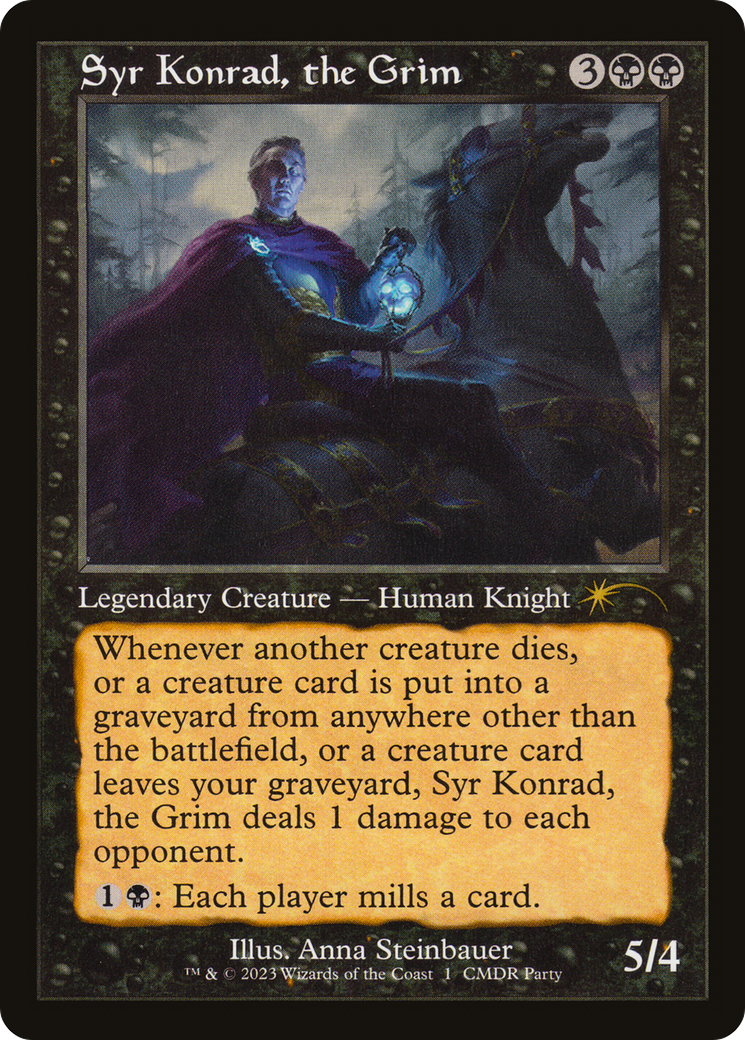 Syr Konrad, the Grim (Retro Frame) (WPN-001) [Wizards Play Network 2023]