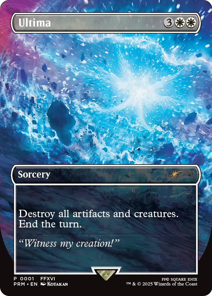Ultima (SSP-001) (Borderless) [Standard Showdown Promos] Foil