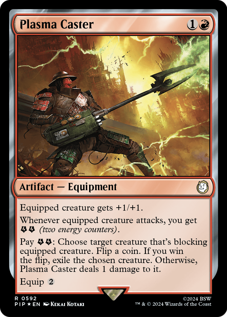 Plasma Caster (Surge Foil) (PIP-592) [Fallout] Foil