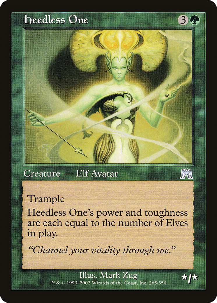 Heedless One (ONS-265) [Onslaught] Foil
