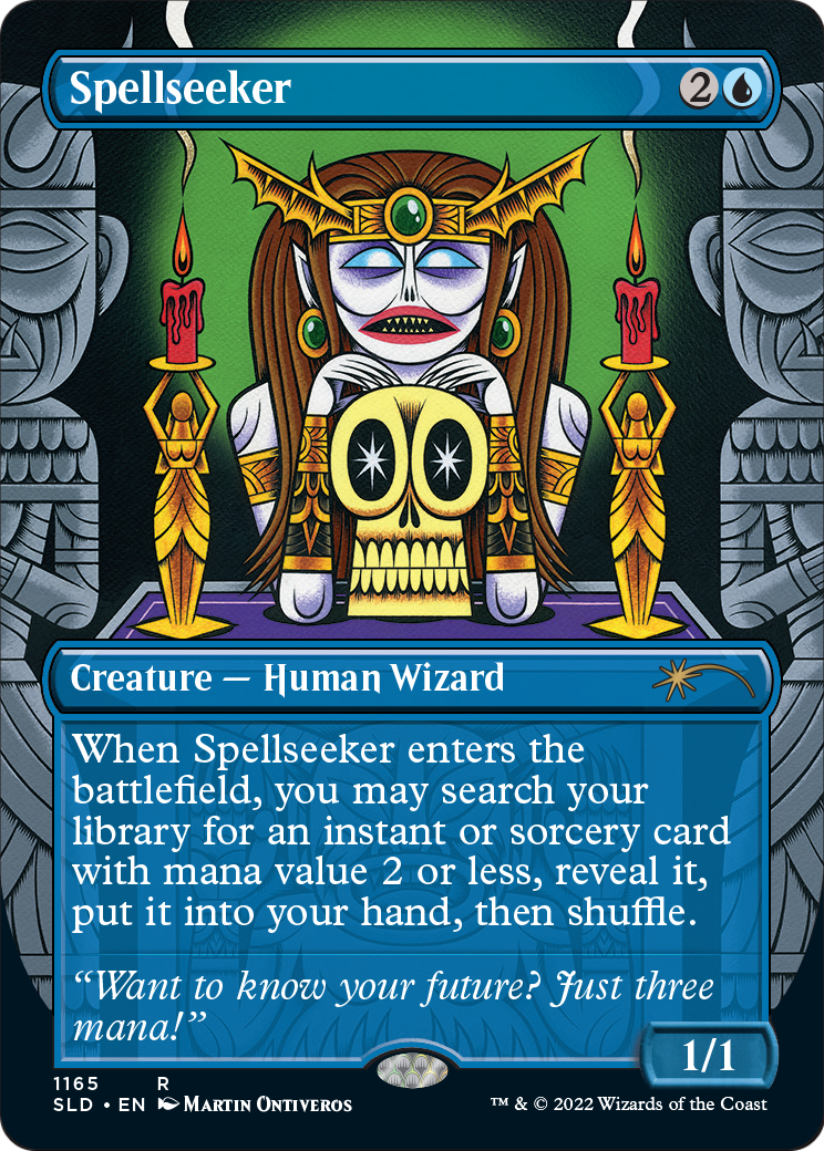 Spellseeker (SLD-1165) (Borderless) [Secret Lair Drop] Foil