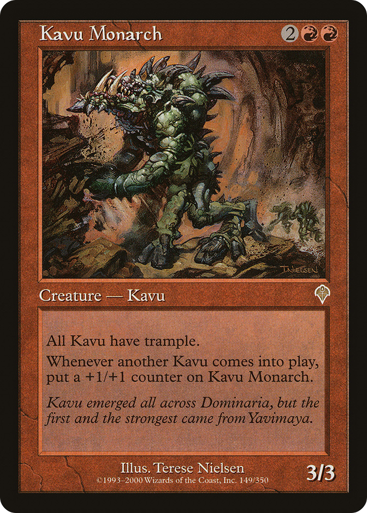Kavu Monarch (INV-149) [Invasion]