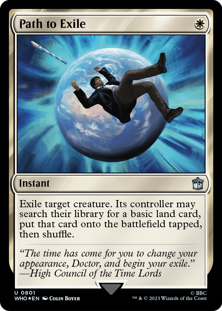 Path to Exile (Surge Foil) (WHO-801) [Doctor Who] Foil