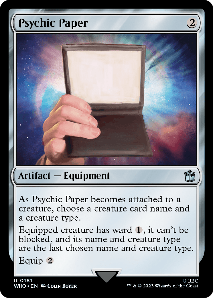 Psychic Paper (WHO-181) [Doctor Who] Foil