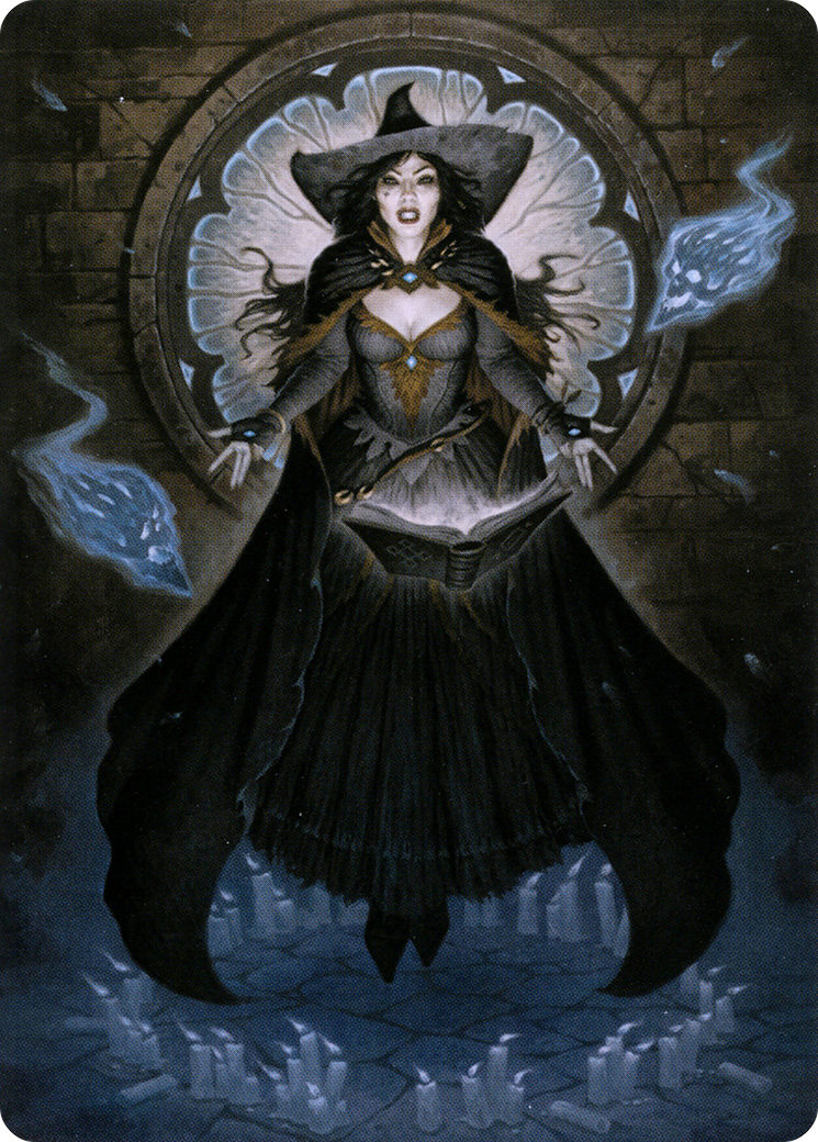 Tasha, the Witch Queen // Tasha, the Witch Queen (ACLB-076) (Borderless) [Battle for Baldur's Gate Art Series] Foil