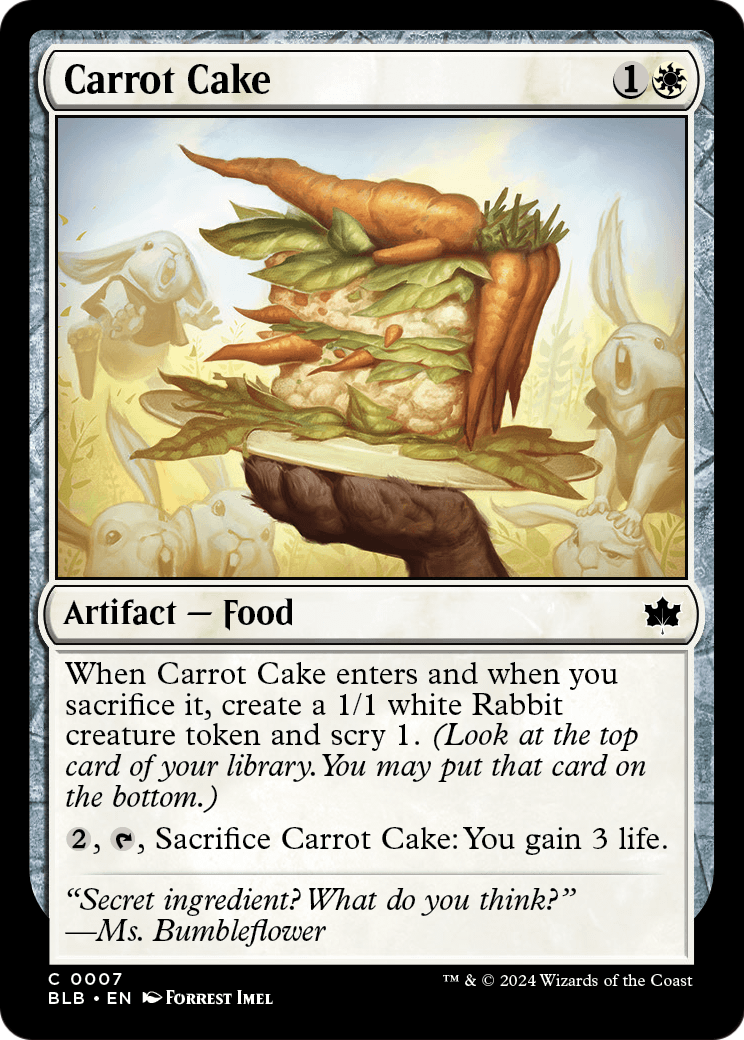 Carrot Cake (BLB-007) [Bloomburrow] Foil