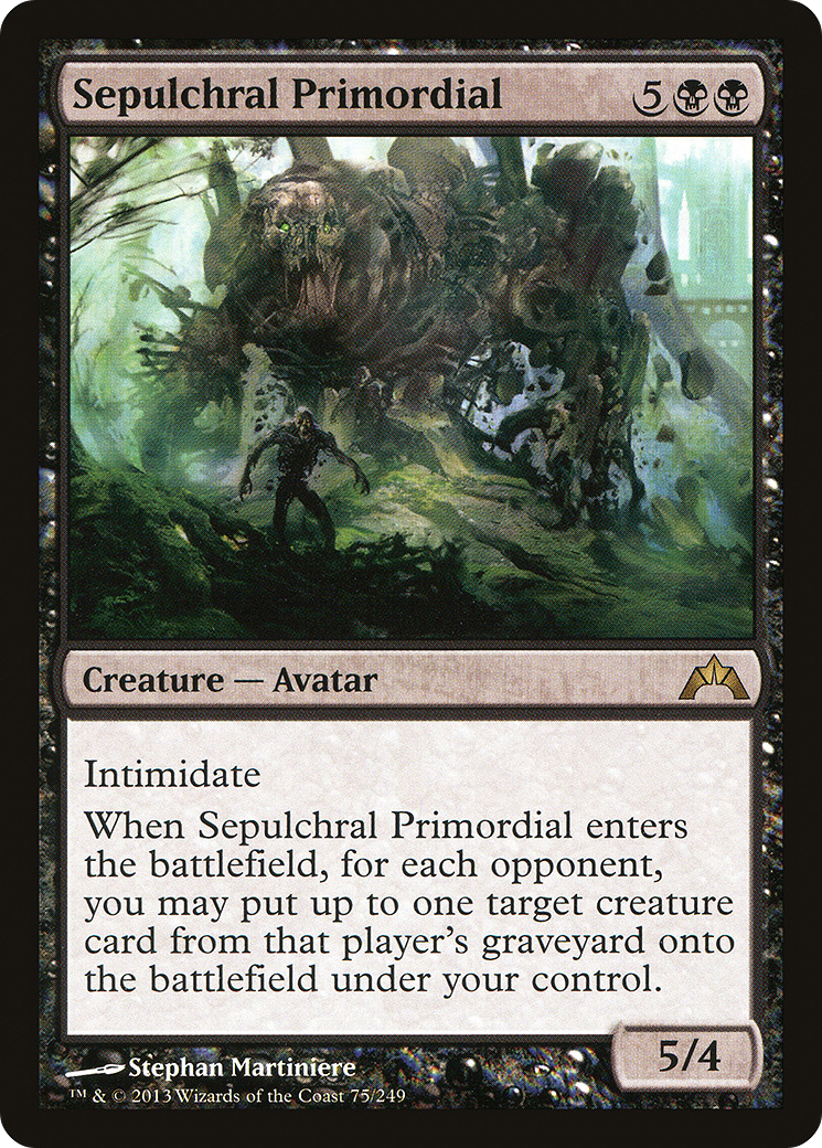 Sepulchral Primordial (GTC-075) [Gatecrash] Foil