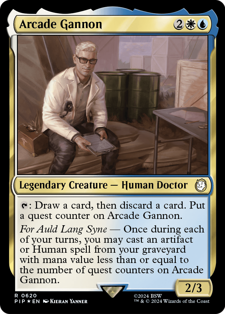 Arcade Gannon (Surge Foil) (PIP-620) [Fallout] Foil