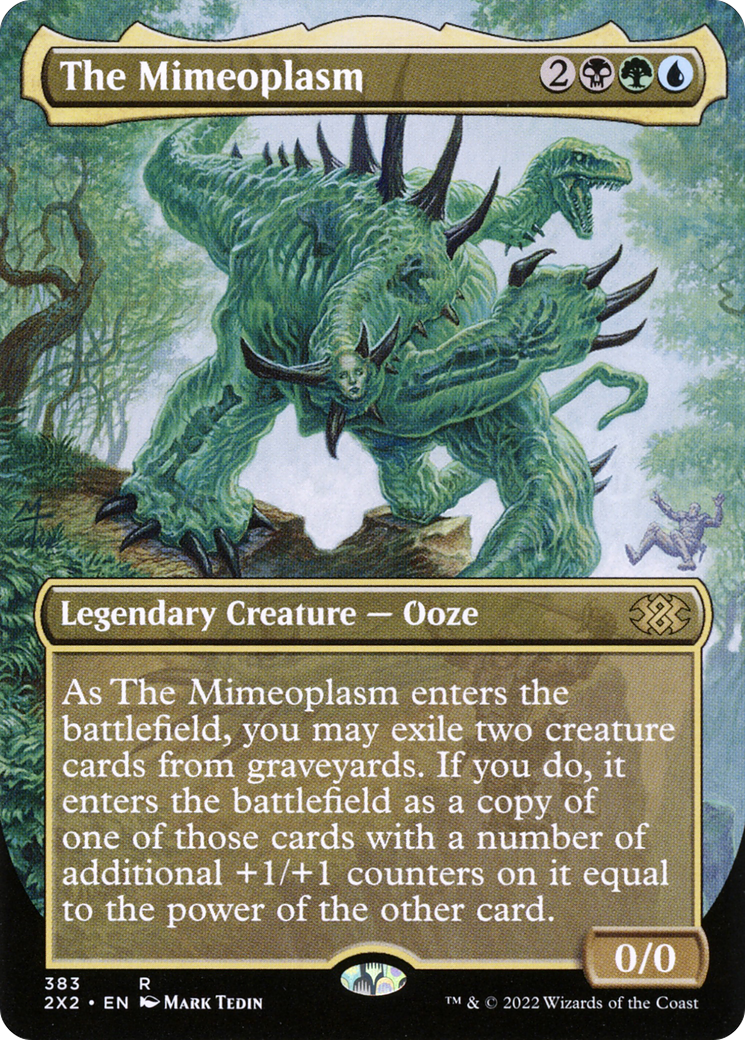 The Mimeoplasm (Borderless) (2X2-383) [Double Masters 2022] Foil