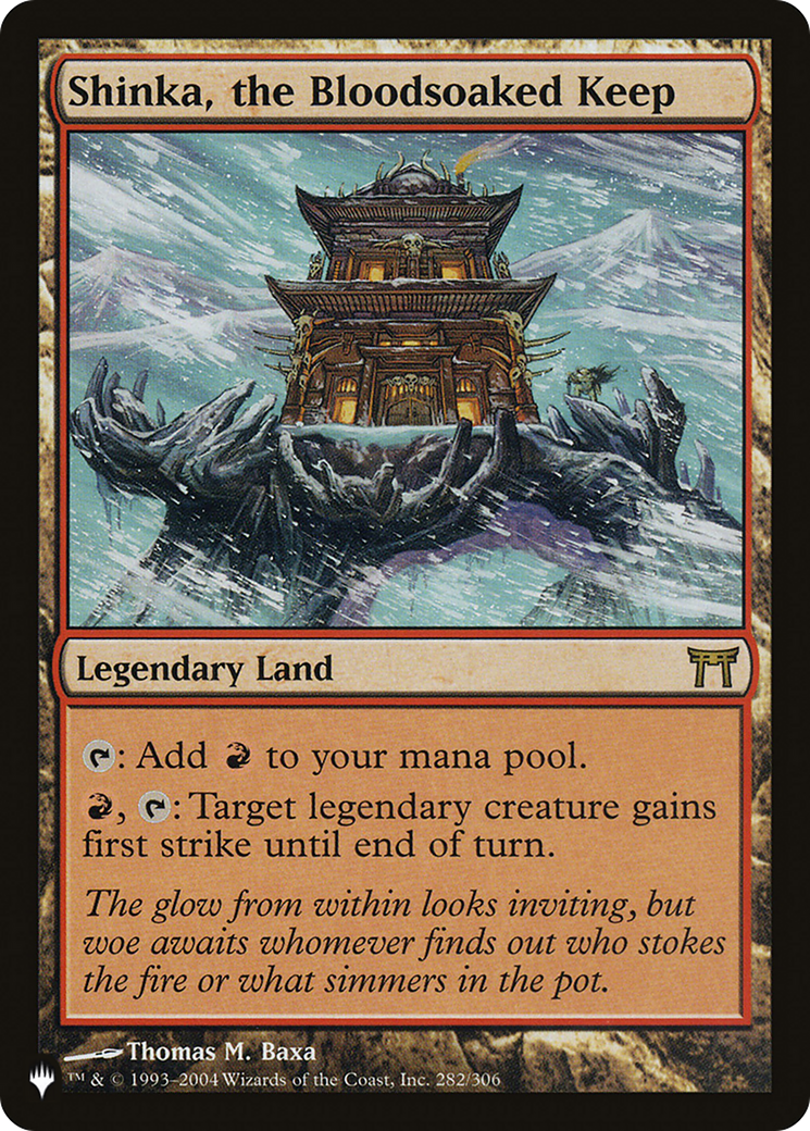 Shinka, the Bloodsoaked Keep (LIST-282/306) [The List]