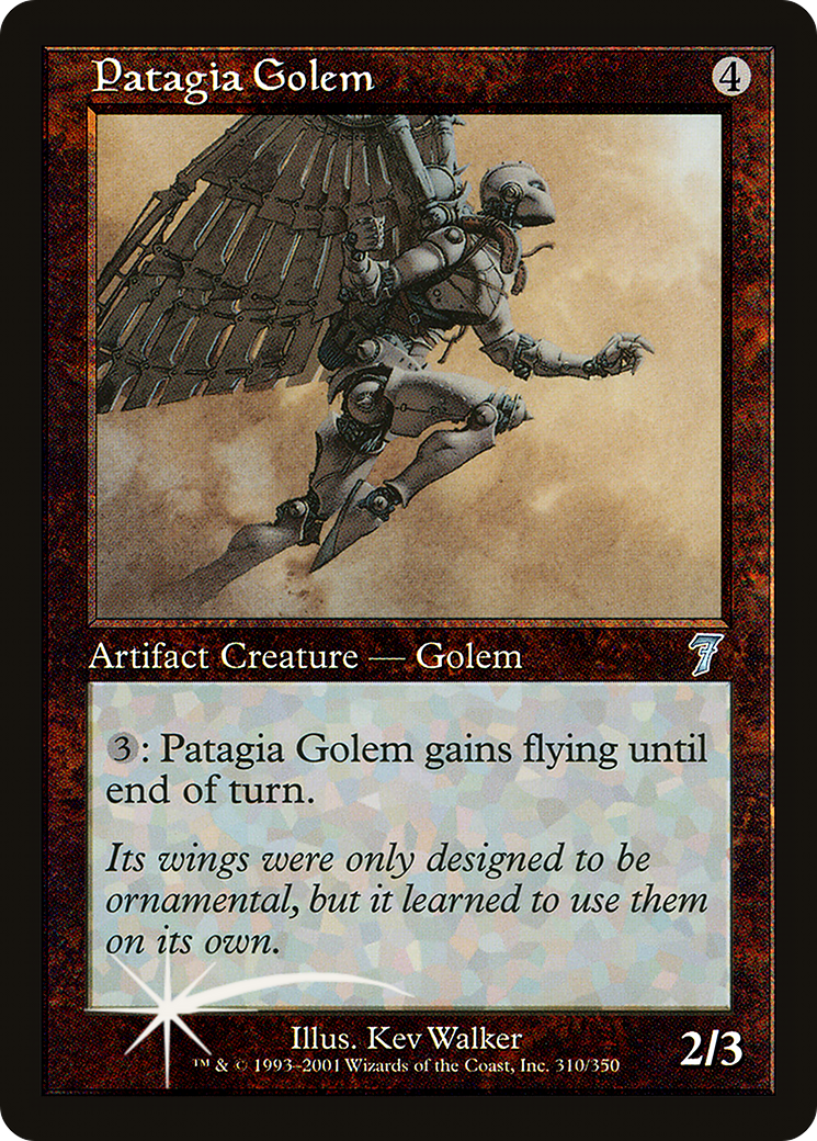 Patagia Golem (7ED-310) [7th Edition]