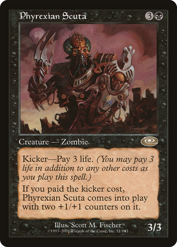 Phyrexian Scuta (PLS-051) [Planeshift] Foil