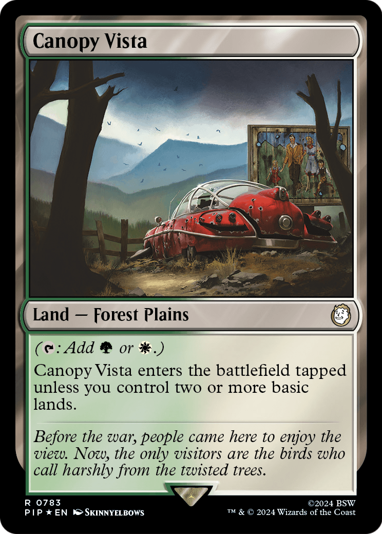 Canopy Vista (Surge Foil) (PIP-783) [Fallout] Foil