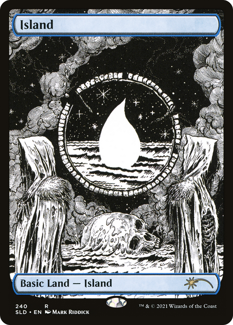 Island (Crushing Brutality) (SLD-240) [Secret Lair Drop] Foil