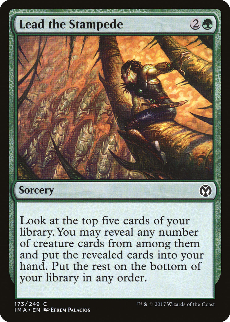Lead the Stampede (IMA-173) [Iconic Masters] Foil