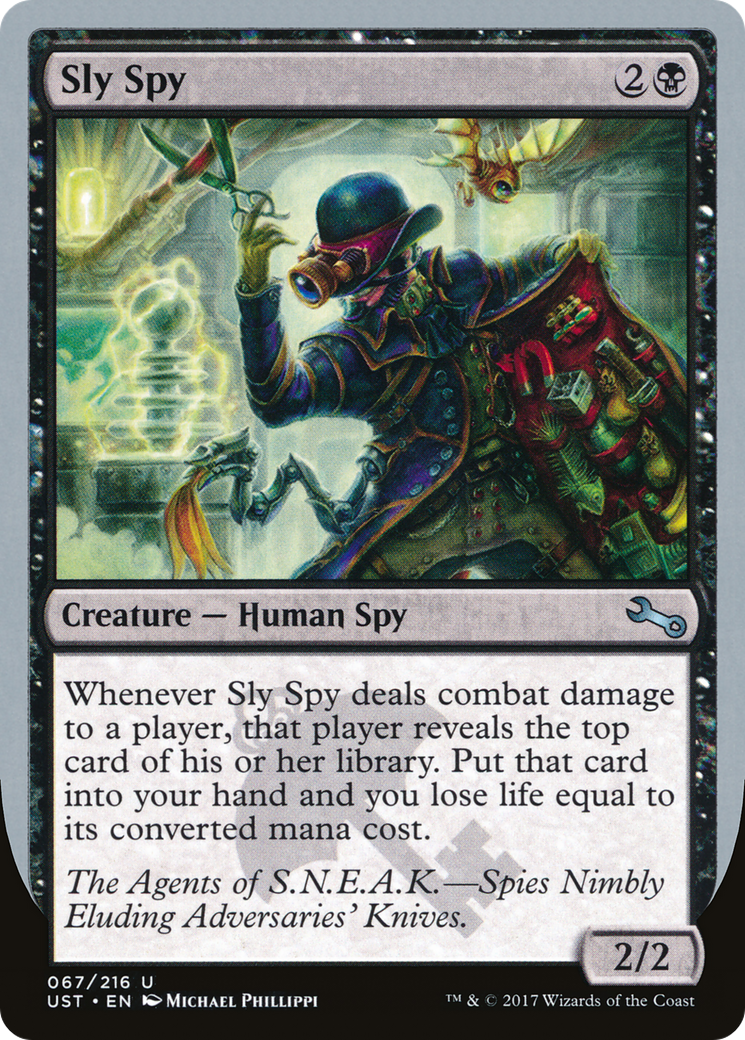 Sly Spy (E) (UST-067) [Unstable] Foil