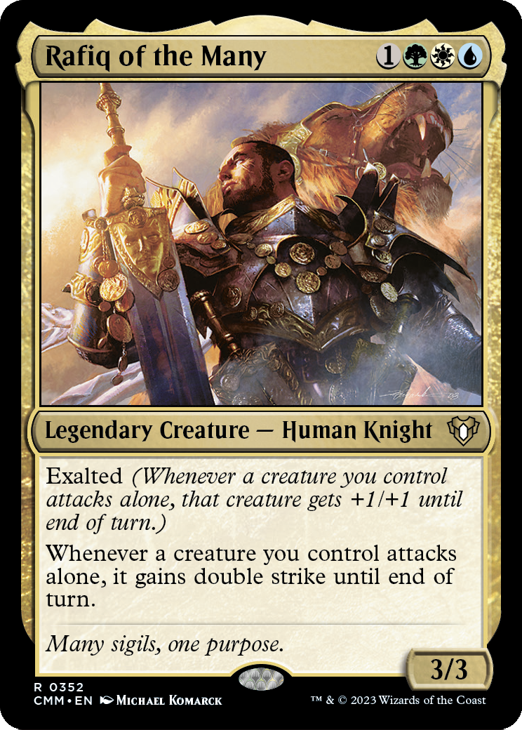 Rafiq of the Many (CMM-352) [Commander Masters]