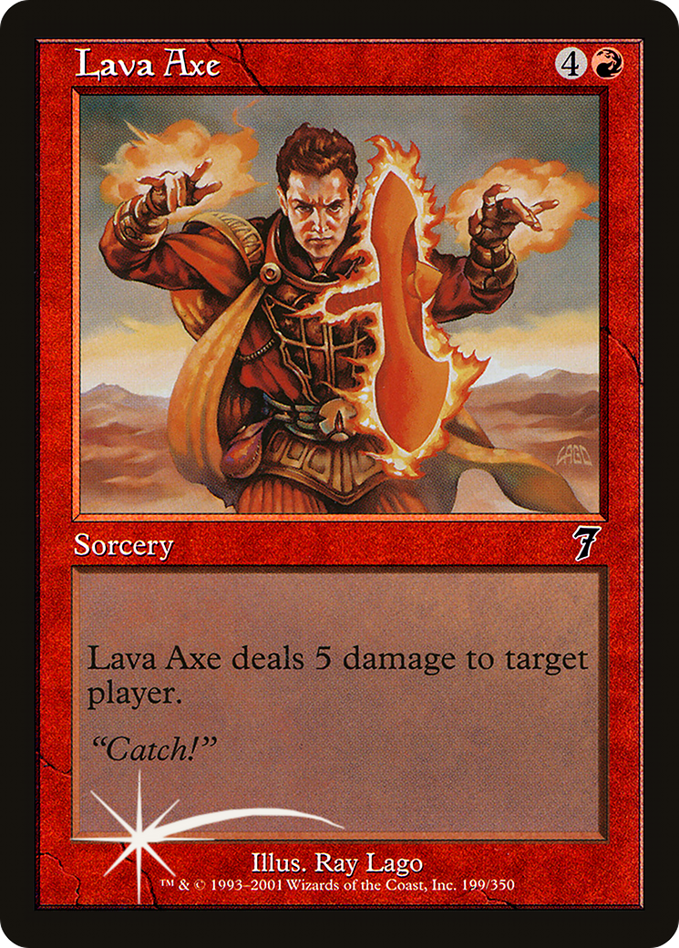 Lava Axe (7ED-199) [7th Edition]