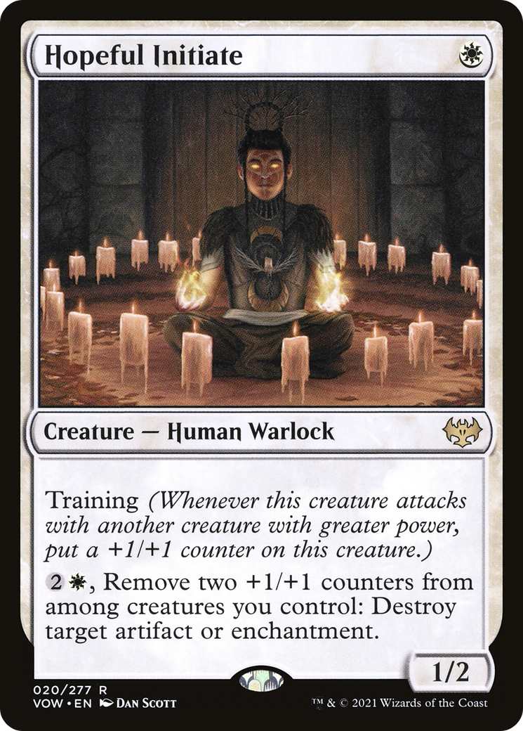 Hopeful Initiate (VOW-020) [Innistrad: Crimson Vow]