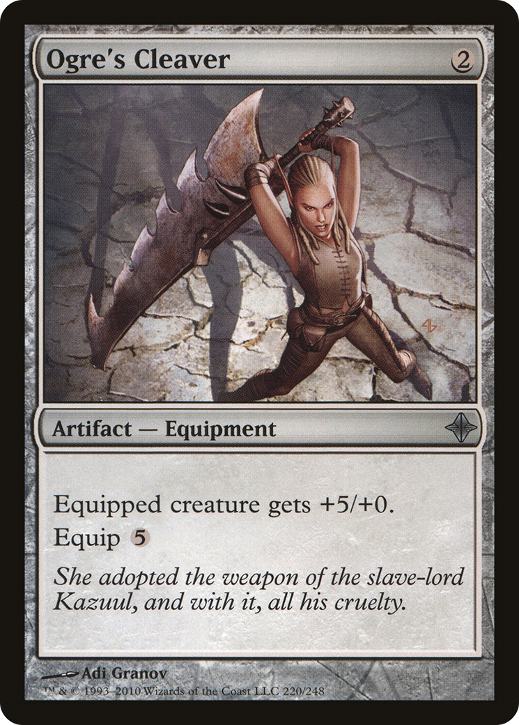 Ogre's Cleaver (ROE-220) [Rise of the Eldrazi]