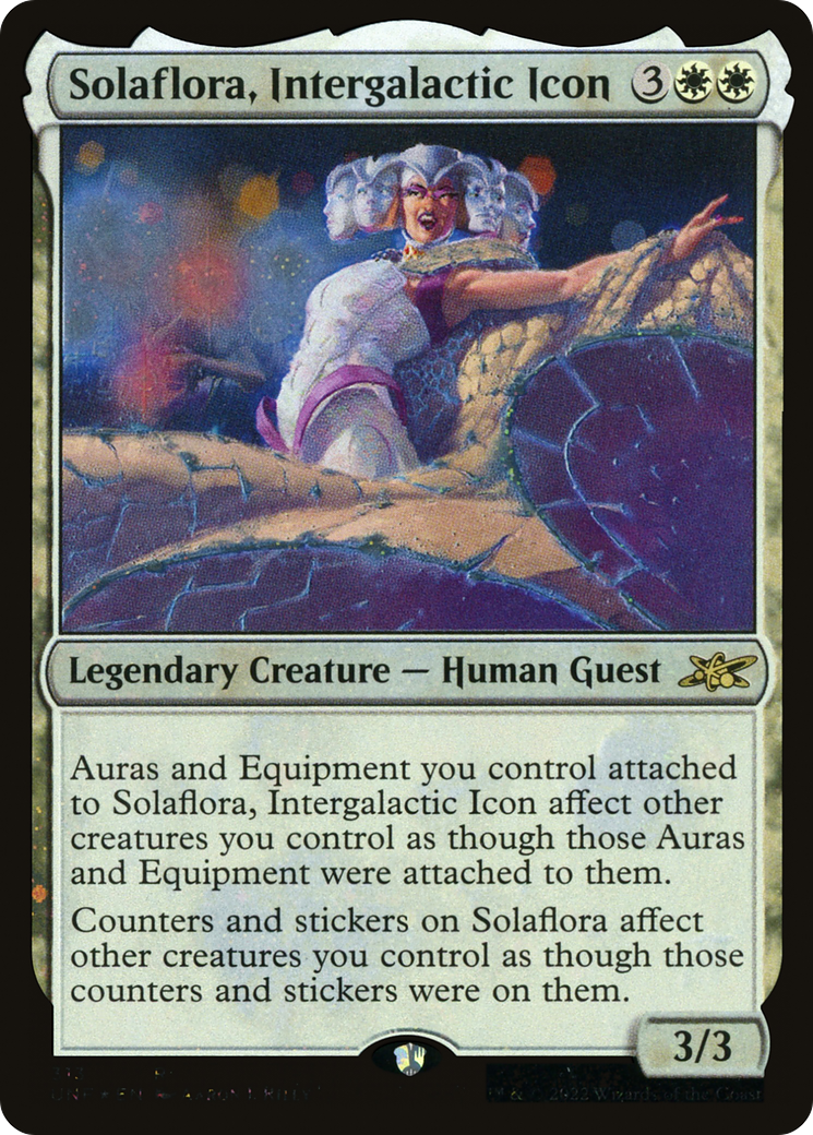 Solaflora, Intergalactic Icon (Galaxy Foil) (UNF-313) [Unfinity] Foil
