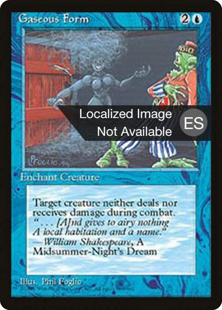 Gaseous Form [Fourth Edition Foreign Black Border]